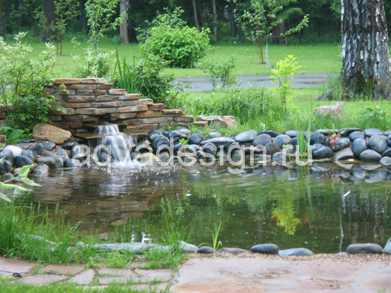 Декоративный водоем - украшение участка.